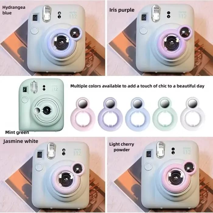 Objectif Selfie pour Instax Mini 12, objectif macro, miroir pour autoportrait, accessoires pour appareil photo instantané