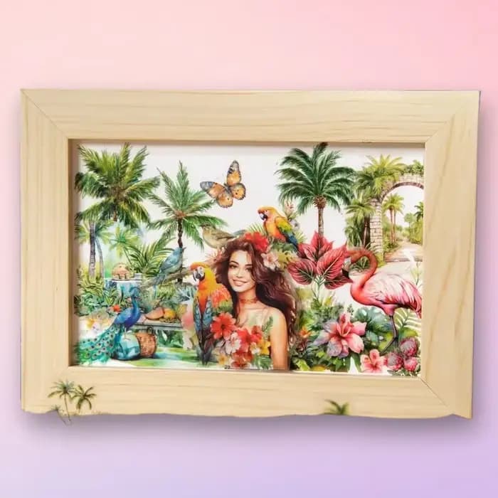 Rouleau de ruban adhésif Washi pour évasion du paradis, 2m, scènes tropicales luxuriantes, ensemble de soleil, journaux de voyage, fournitures artisanales d'été, 1 paquet/2 paquets