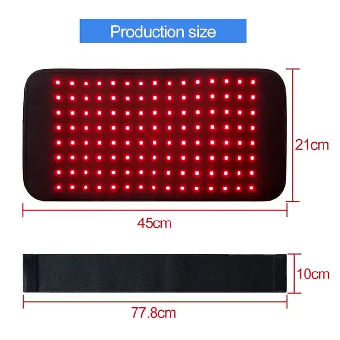 Coussin de thérapie par lumière infrarouge LED 3 en 1