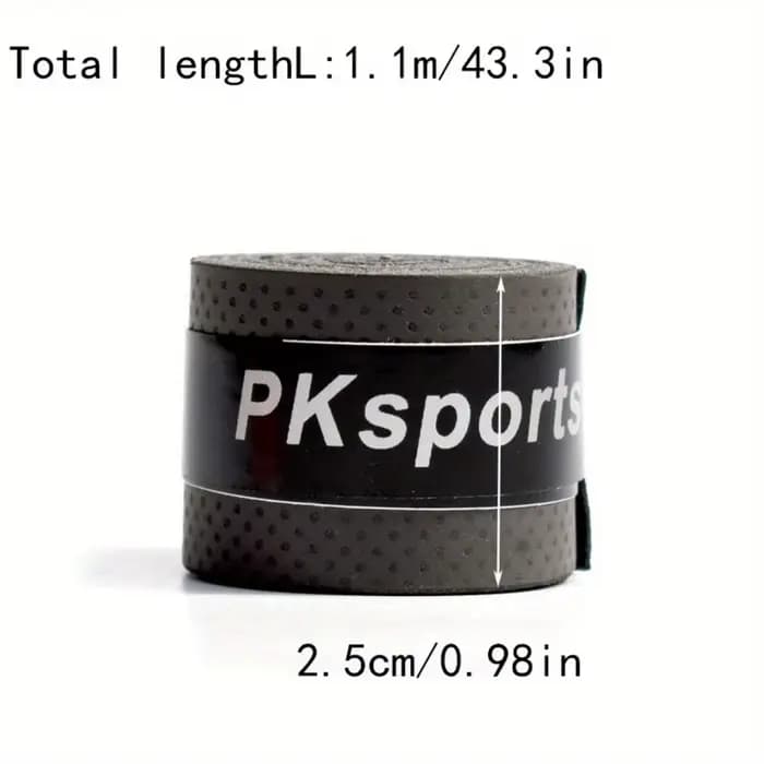 1 pièce Bande de grip sèche antidérapante et absorbante pour raquettes de tennis et de badminton, anti-vibration, bande de sport absorbante