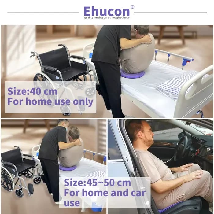 Ehucon 360 ° coussin de siège pivotant pour personnes âgées