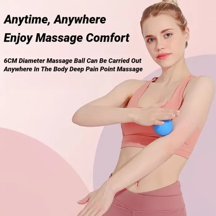 Balle de massage TPE 6CM pour relaxation musculaire profonde