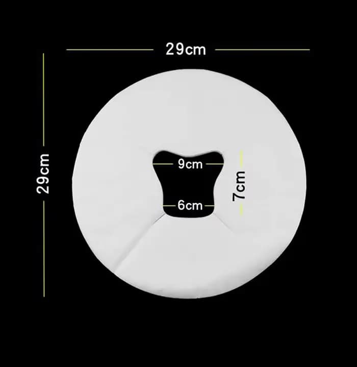 Juste d'oreiller en tissu non tissé pour table de massage