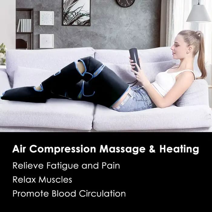 Le masseur de jambes à pression d'air pour les pieds favorise la circulation sanguine
