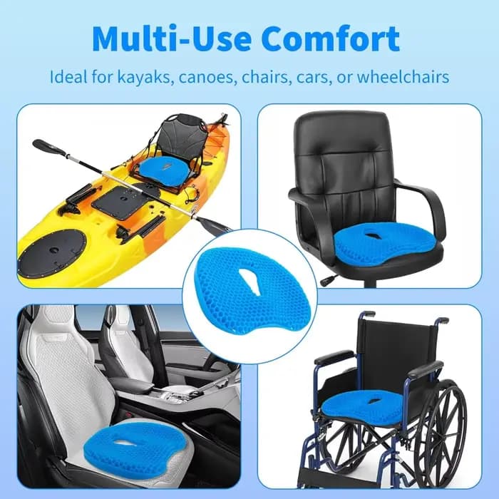 Coussin de siège, coussin orthopédique en mousse à mémoire de forme pour le coccyx, soulagement des douleurs du coccyx, de la sciatique et du dos, oreiller portable lavable pour le bureau