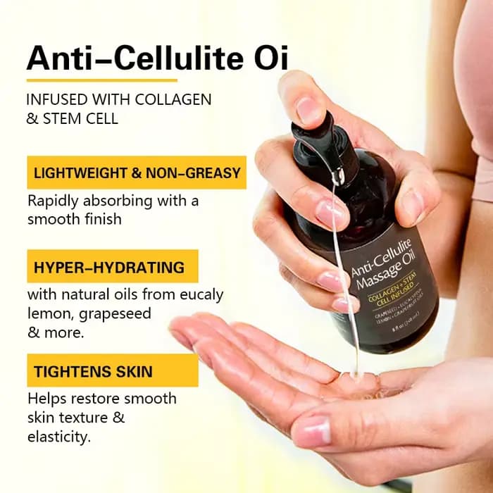 Huile de massage corporel anti-cellulite 240/100ml