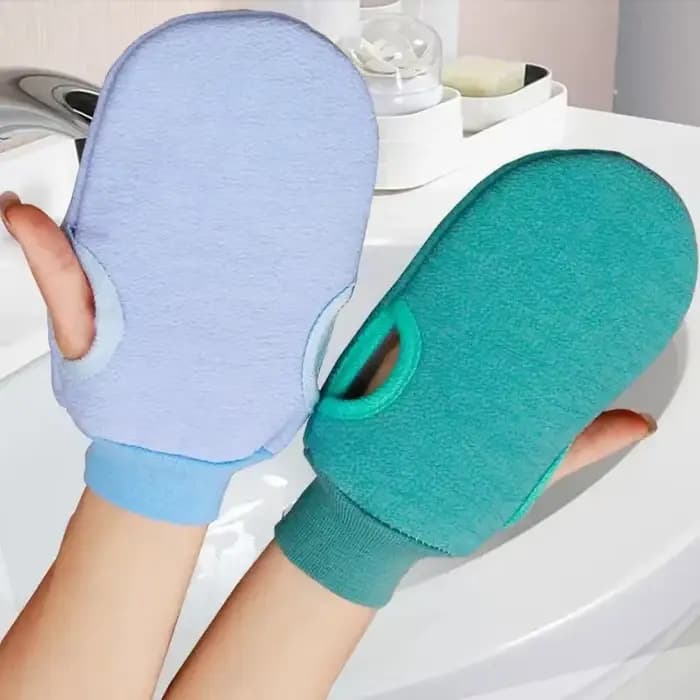 Gants exfoliants peau morte bain douche Spa Massage corps serviette de bain
