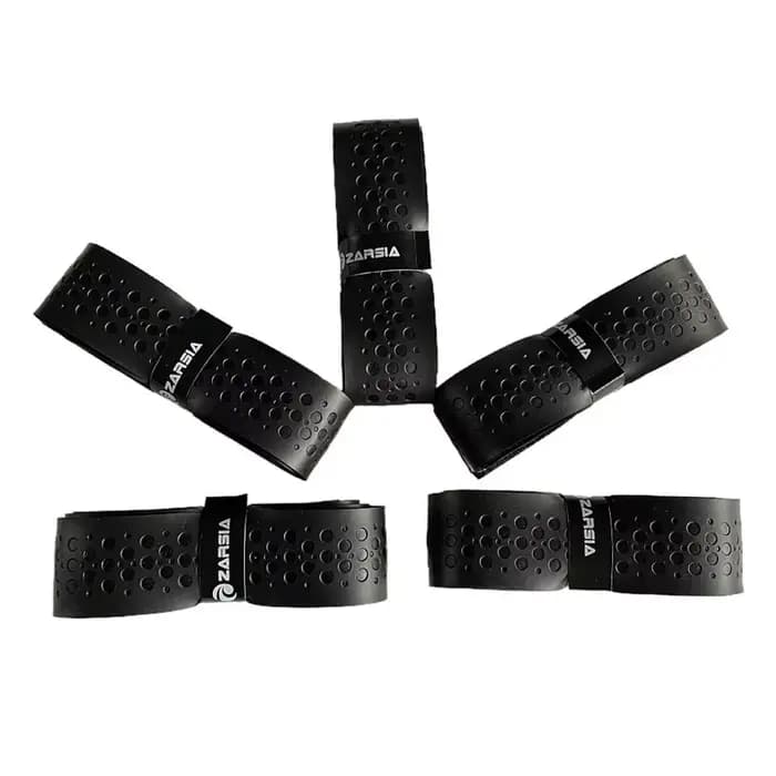 Raquette de tennis en cuir PU noir, surgrip intérieur, squash de badminton, absorption de la sueur, antichoc, raquette non ald, poignée de sport