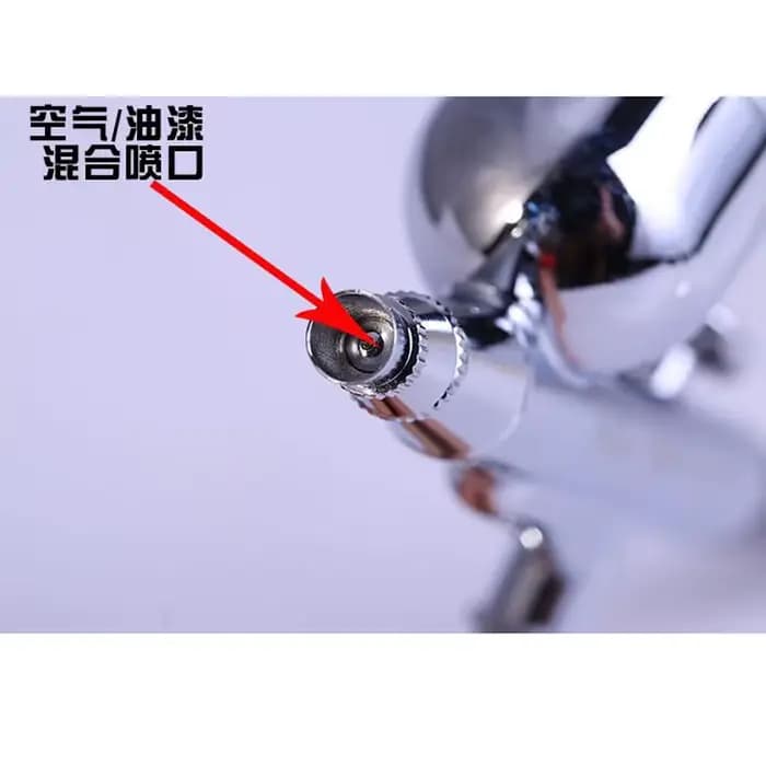 Rajeunissement par gravité Action Airbrush Paint Spray Gun, 0.2mm, Pistolet pulvérisateur, Stylo pour illac Body Paint, Nail Art Body Tattoo Cake Toy Models