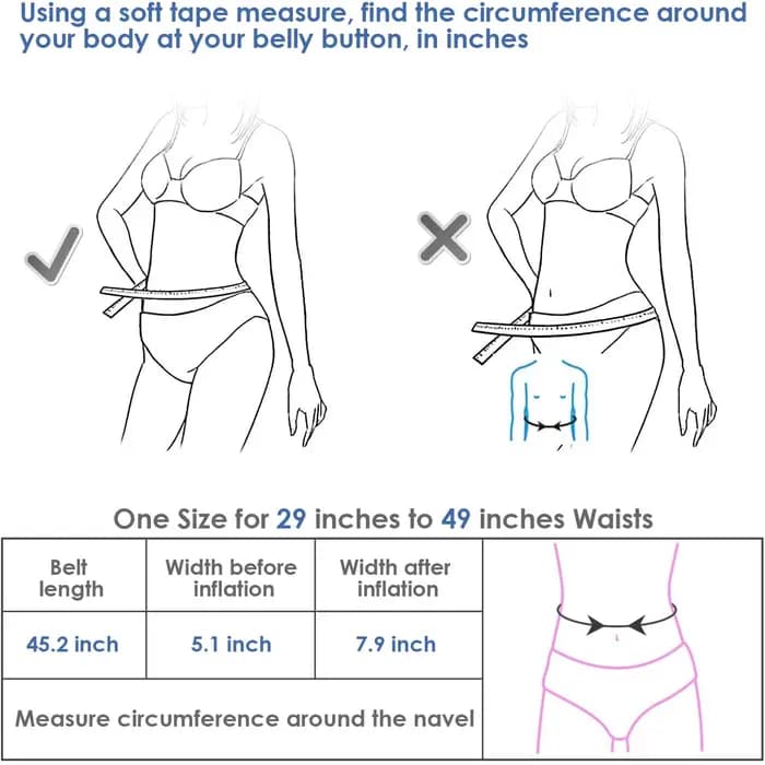 Ceinture de soutien lombaire de décompression du dos