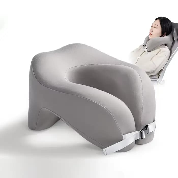 Oreiller de voyage en forme de U en mousse à mémoire