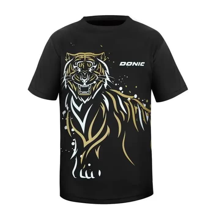 DONIC – maillot de Tennis de Table à col rond, T-shirt de sport à séchage rapide, respirant, à manches courtes, chemise de Ping-Pong pour hommes et femmes, vêtements Y2k