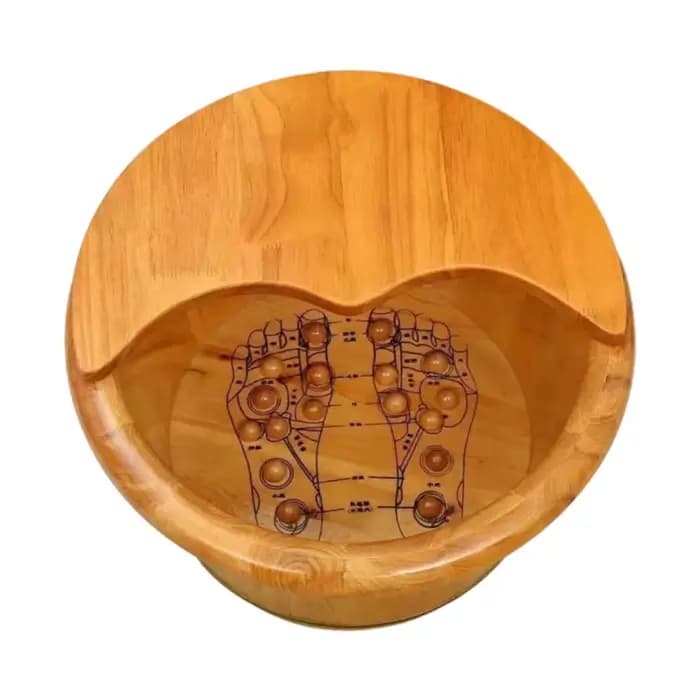 Baignoire de pieds en bois avec Massage