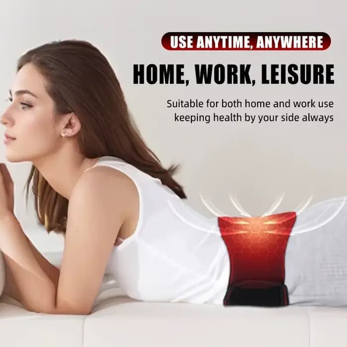 Ceinture de soutien lombaire chauffante avec Massage vibrant pour soulager les douleurs dans le bas du dos