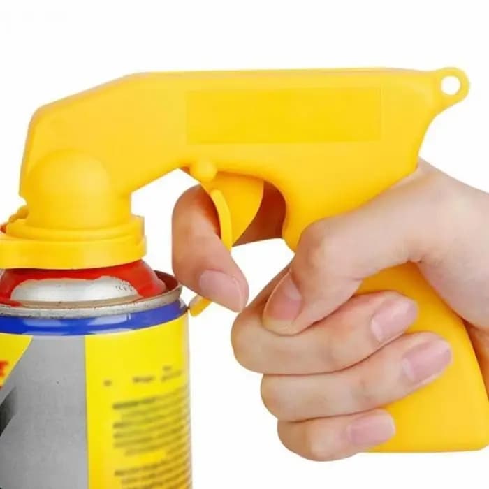 Pistolet à peinture en aérosol pour voiture, adaptateur de canette de peinture professionnelle, outil de poignée avec déclencheur de poignée complète pour l'entretien automobile, outils de polissage d