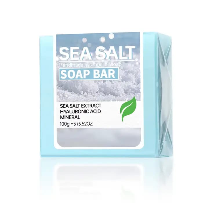 Savon aux huiles essentielles fait à la main au sel de mer