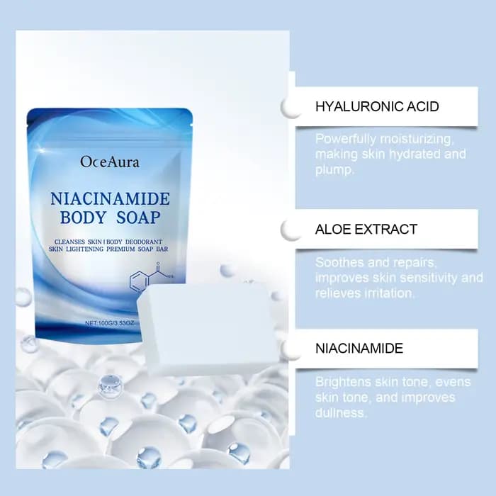Niacinamide – savon blanchissant pour le corps