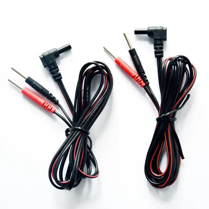 Câbles de plomb TENS d'électrode de remplacement