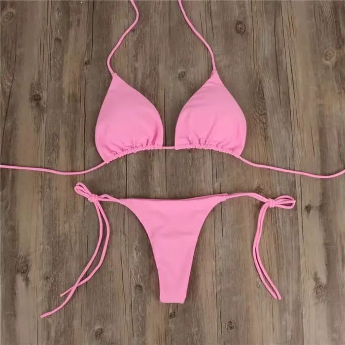 Maillot de bain d'été femmes Sexy Bikini ensemble push-up rembourré soutien-gorge string deux pièces maillots de bain maillots de bain maillot de bain femme sexy maillots de bain