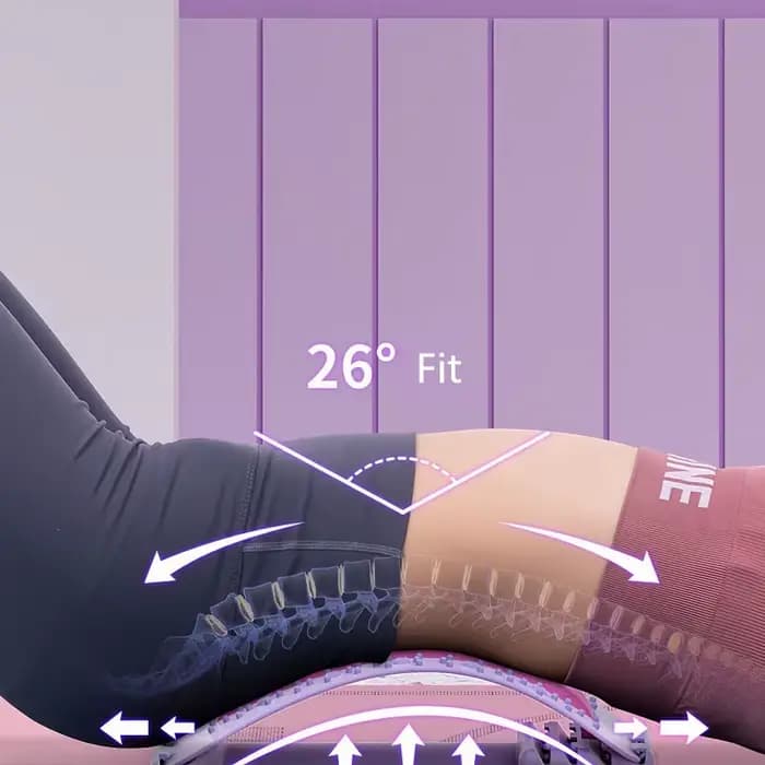 Masseur de dos civière multi-niveaux réglable taille cou Fitness lombaire cervicale colonne