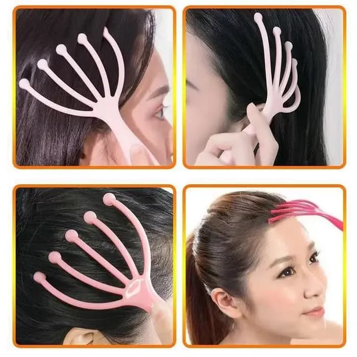 Instrument de massage de tête pour le cuir chevelu