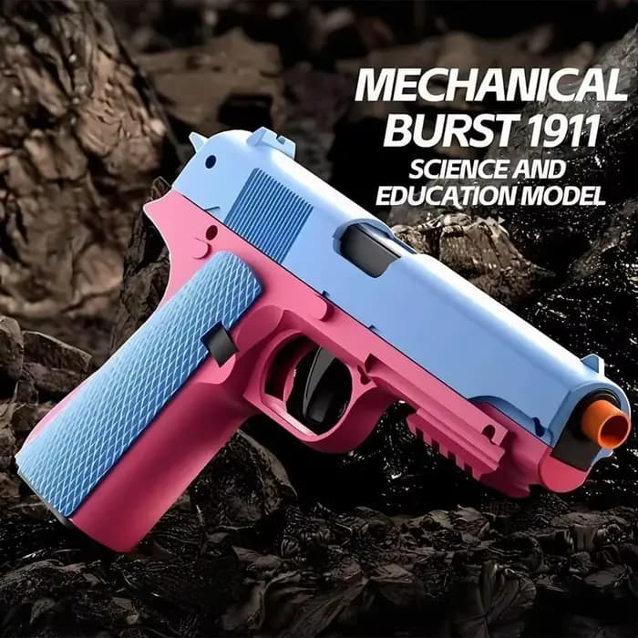 Enfants lanceur jouet pistolet coquille éjection balle molle pistolet peut être disparu pistolet extérieur CS arme tir pistolet jouet jeu cadeau de noël