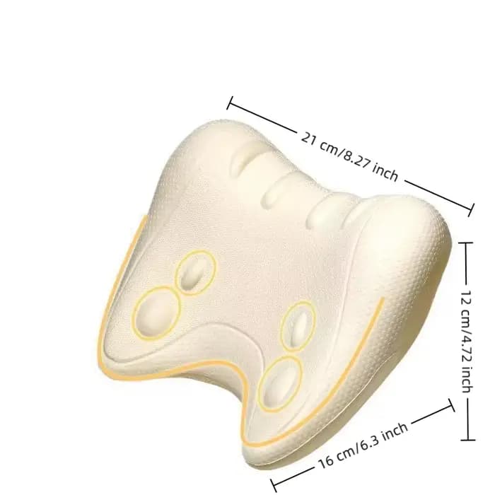 Oreiller de massage cervical en forme de C
