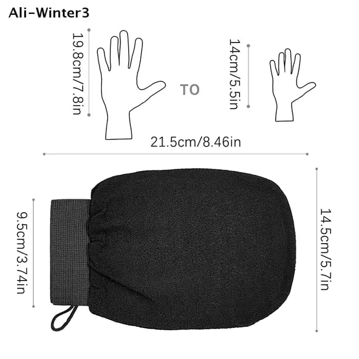 【WY】Gant exfoliant marocain pour douche