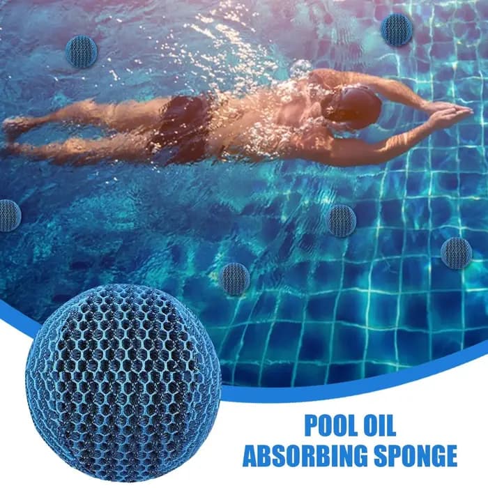 Éponge absorbant l'huile, absorbeur de mousse pour jacuzzi, filtre flottant, réutilisable, nettoyeur de Spa et de piscine, accessoires de piscine