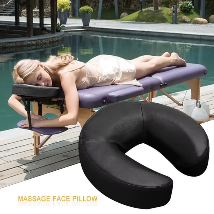 Oreiller pour le visage en mousse à mémoire de forme, oreiller en forme de U, appui-tête universel, coussin pour le visage, oreiller orthopédique Cervical doux